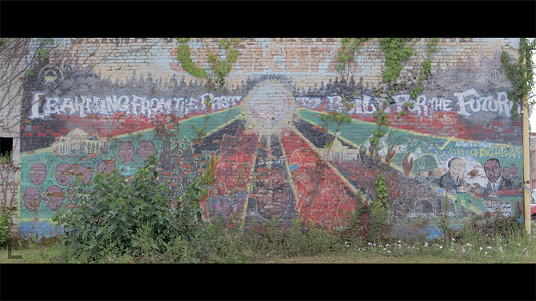 Mural detail in Selma, Alabama